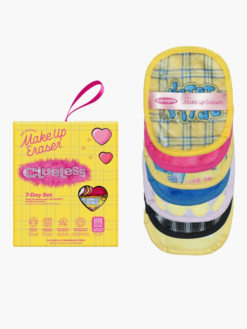 Brand New Clueless 7-Day MakeUp Eraser Set (Limited Edition) for Everyday Use